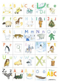 Affisch Klassiskt alfabet (Ellens Alfabet)