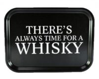 Bricka "Time for a whisky" (27x20cm)