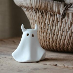 *FÖRBOKAS*Ghost Spökdekoration m horn - Majas lyktor/ Barncancerfonden