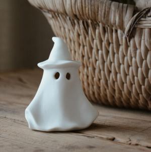 *FÖRBOKAS*Ghost Spökdekoration m hatt - Majas lyktor/ Barncancerfonden